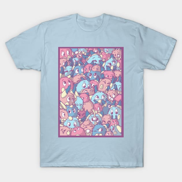 Strawberry Jam Flavored Dustpile T-Shirt by DustbunnyStudios